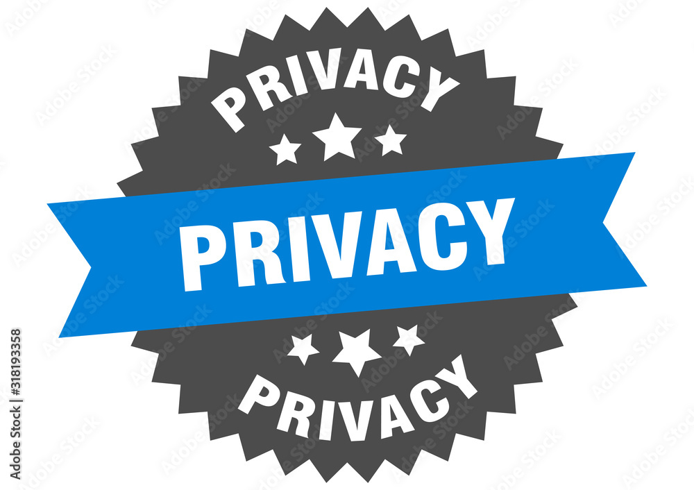 privacy sign. privacy circular band label. round privacy sticker privacy sign. privacy circular band label. round privacy sticker