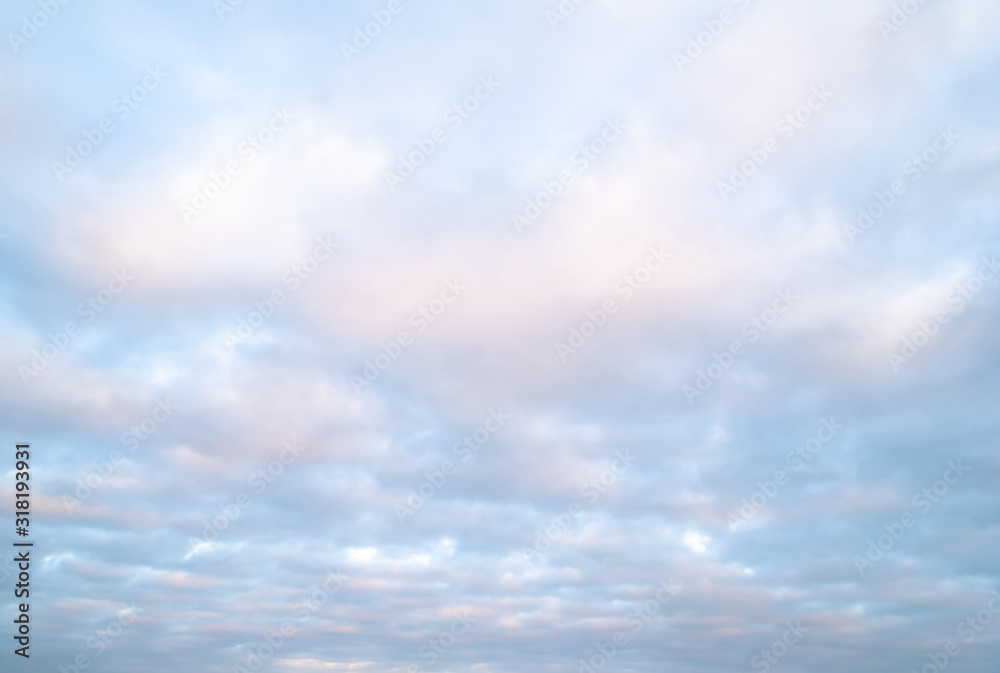 Obraz premium Blue sky with white clouds...