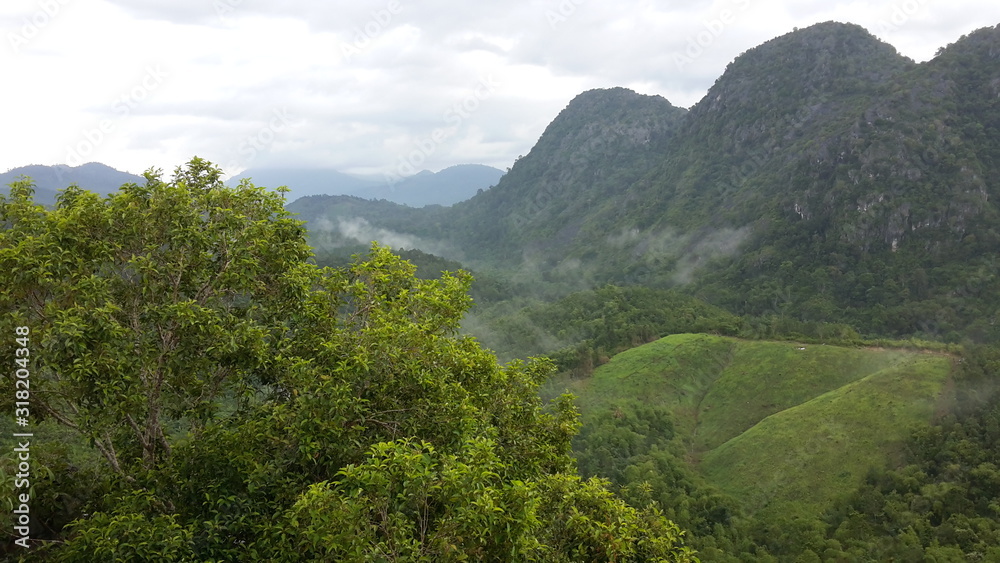 view of mountains