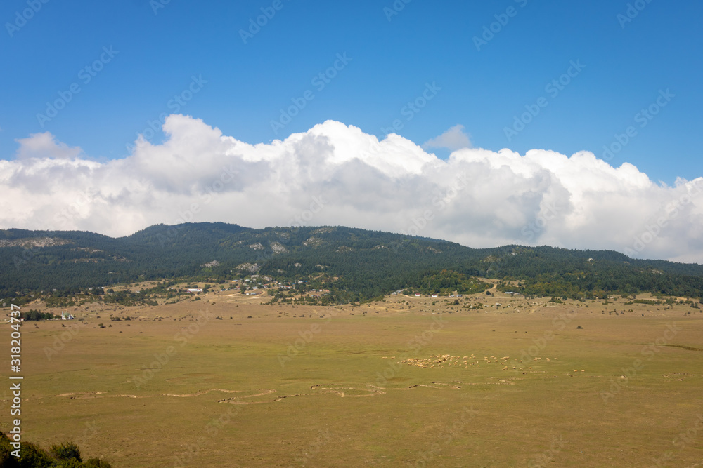Karagol Plateau in Sakarya Turkey