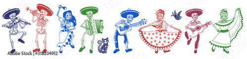 Day of the Dead. Dia de los Muertos.