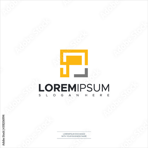 Letter P logo Icon Design Template Elements
