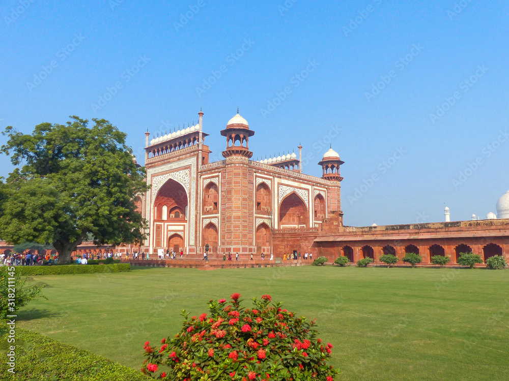 Taj Mahal East Gate Uttar Pradesh India