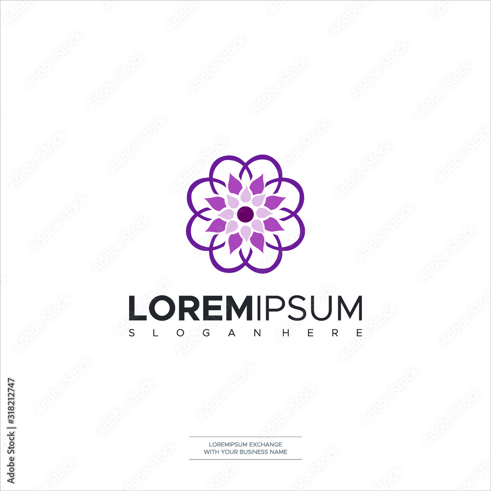 Lotus Luxury Logo Template Vector Elements Lotus Luxury Logo Template Vector Elements
