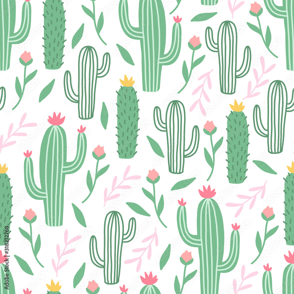 digital paper Pattern seamless modern background party home kitchen kids alphabet flower floral botanical illustration