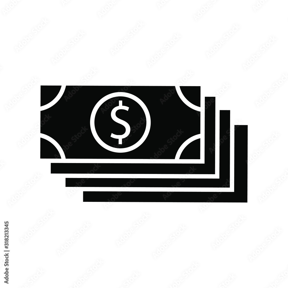 Money vector icon. cash illustration sign. dollar symbol. bank logo. Money vector icon. cash illustration sign. dollar symbol. bank logo.