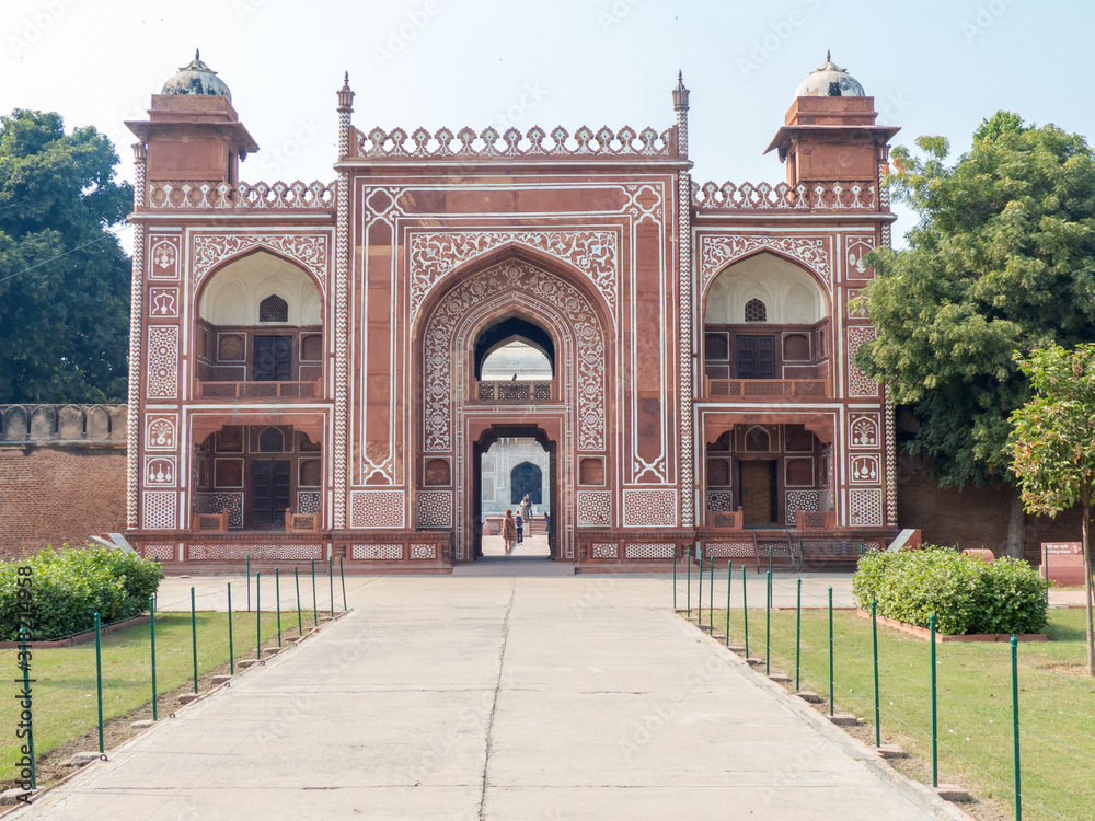 Gate at Tomb of I'timād-ud-Daulah Agra Uttar Pradesh India