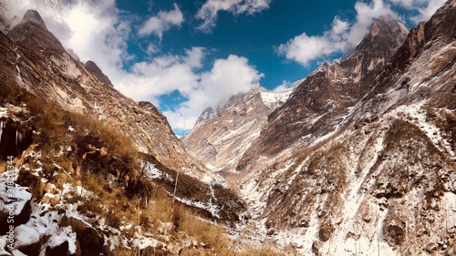 Bergmassiv in Nepal