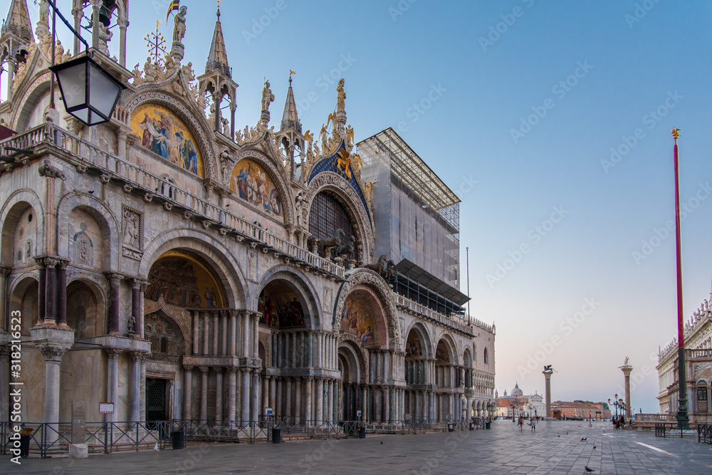view of Basilica of San Marco, Venice, Italy