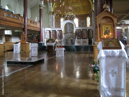 Interior decoration of the orthodox church