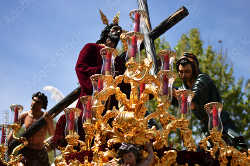 Jesus Christ in the Via Crucis towards Monte Calvario