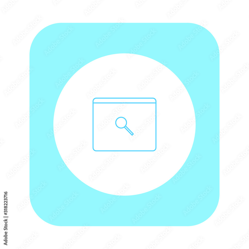 vector icon, web browser form vector icon, web browser form