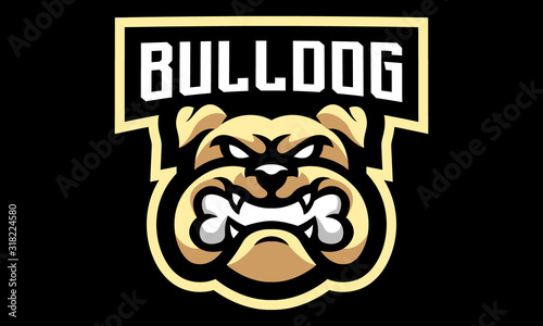 Bulldog Esports Mascot Logo Design-01