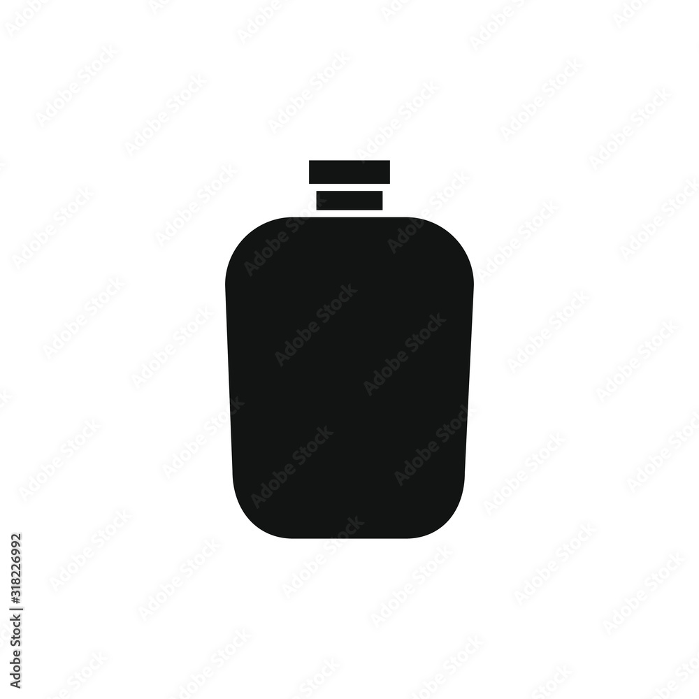 vector icon, camping canteen front view