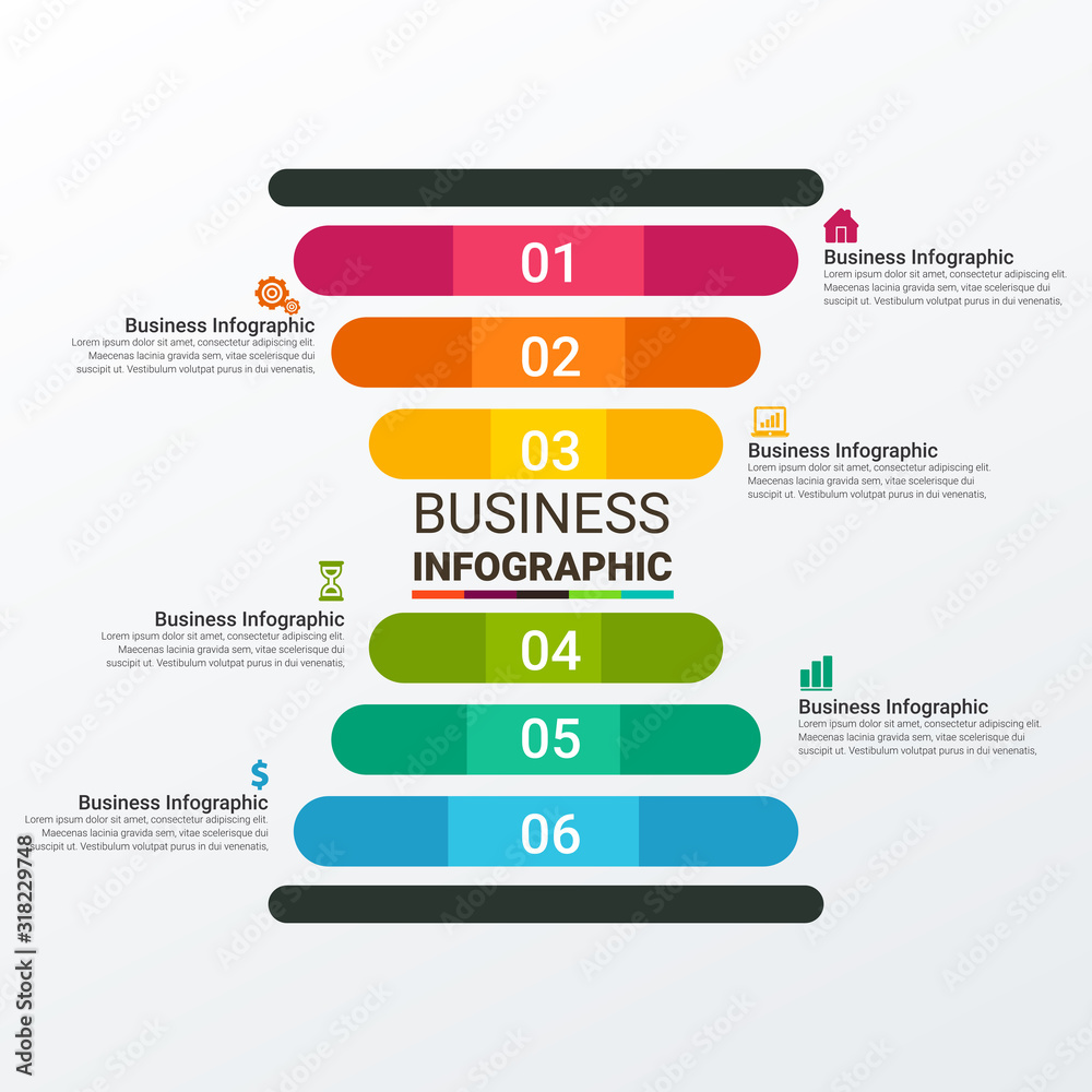 Vector elements for infographic. Template for diagram, graph, presentation, and chart. Business concept with options, parts, steps or processes. Abstract background. Vector elements for infographic. Template for diagram, graph, presentation, and chart. Business concept with options, parts, steps or processes. Abstract background.