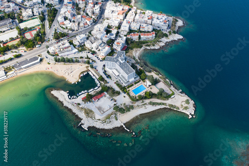 Panoramic aerial view of Kavala, Greece. © erika8213