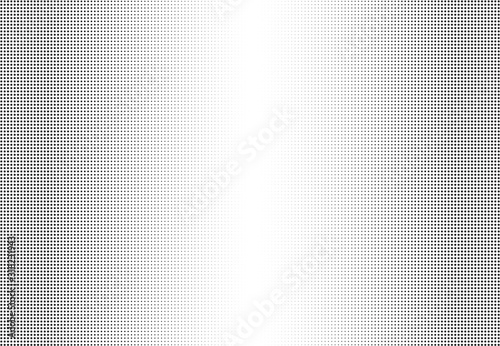 Abstract halftone dotted background. Monochrome pattern with stars. Vector modern futuristic texture for posters, sites, business cards, postcards, labels and stickers. Design mock-up layout.