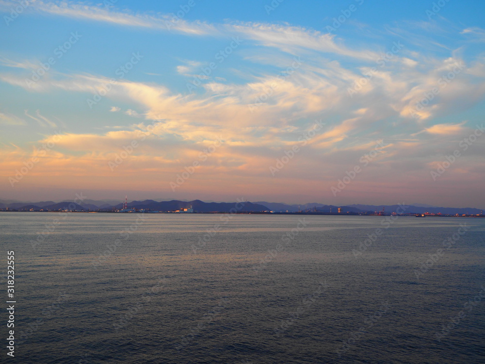 Obraz premium lilac sky 夕焼け