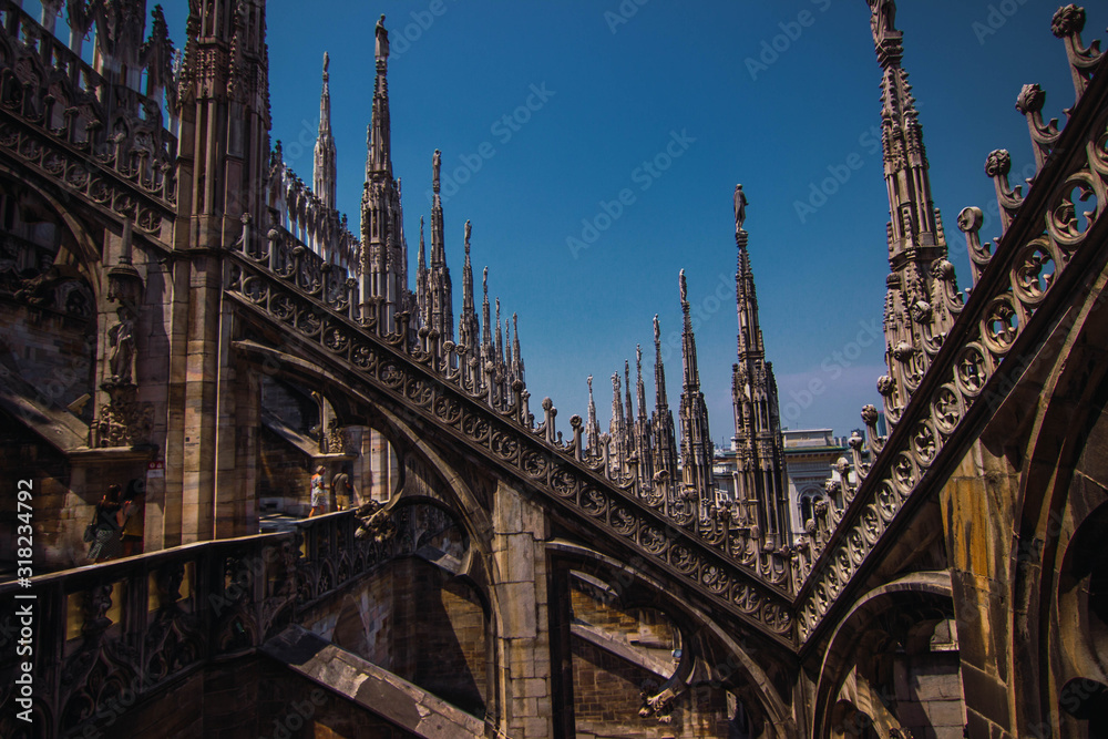 The greatest view Duomo in Milano, Italy