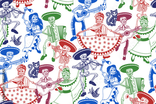 Day of the Dead. Dia de los Muertos.