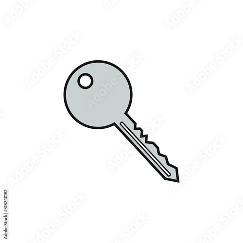 vector icon, shaped like door keys