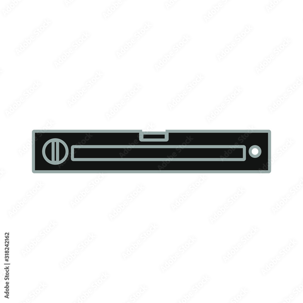 vector icon, level tool shape vector icon, level tool shape