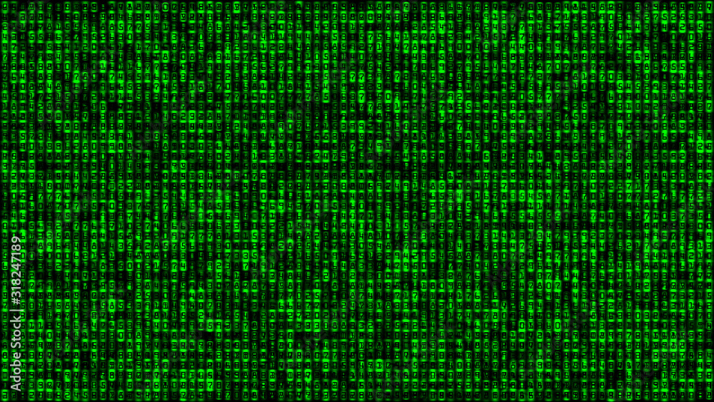 data matrix code, abstract background illustration