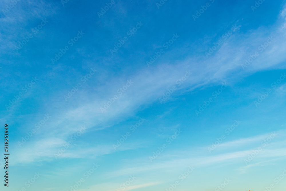 Blue sky with clouds. Blue sky with clouds.