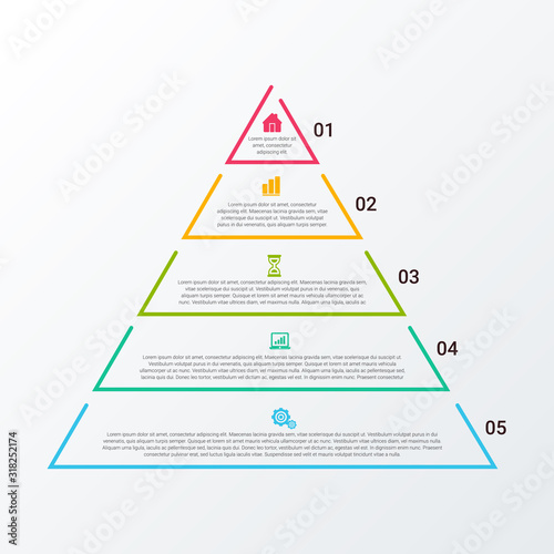 Abstract digital illustration Infographic. Vector illustration can be used for workflow layout, diagram, number options, web design.