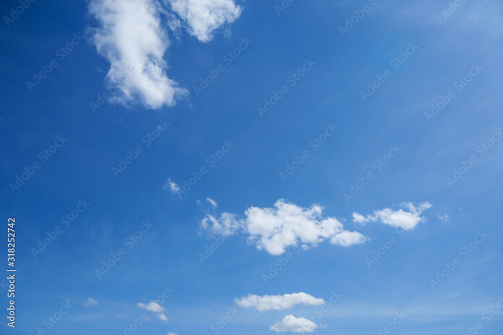 Blue sky with clouds. Blue sky with clouds.