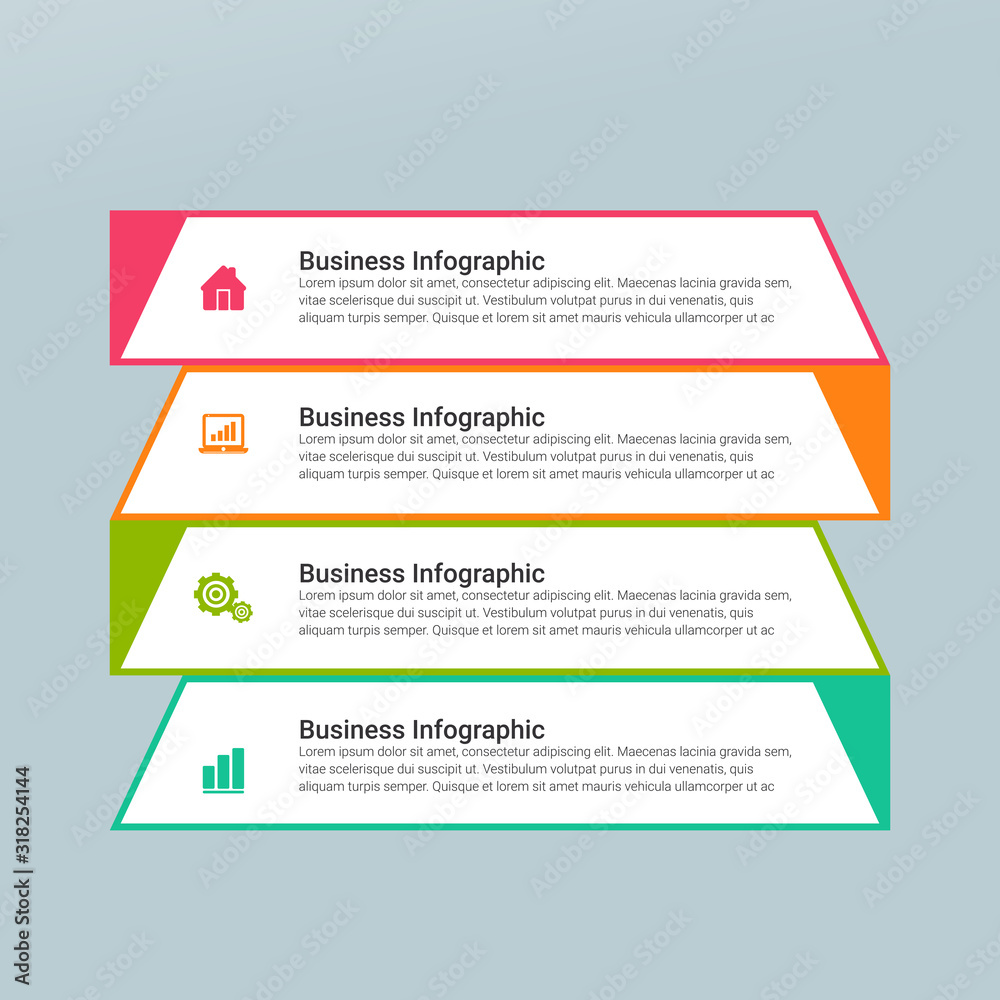 Presentation business infographic template with options. Vector illustration. Presentation business infographic template with options. Vector illustration.
