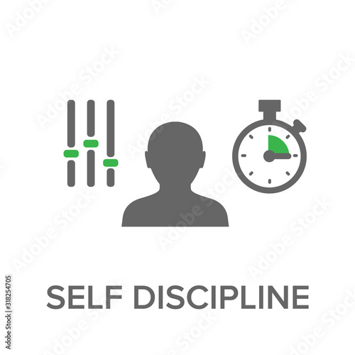 Discipline icon. Simple element illustration. Discipline concept symbol design. Can be used for web and mobile. eps 10