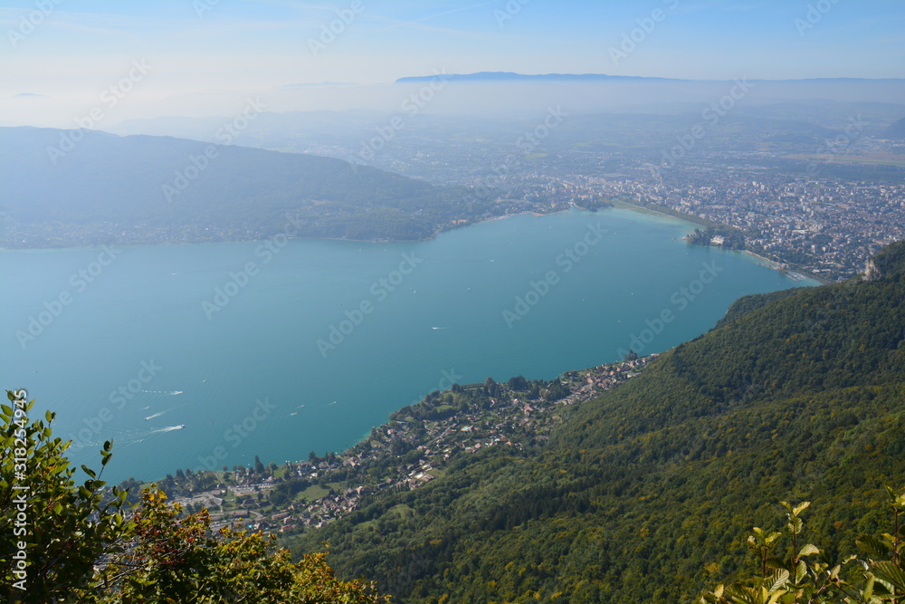 Mont Veyrier Lac d'Annecy Panorama Haute Savoie France Mont Veyrier Lac d'Annecy Panorama Haute Savoie France