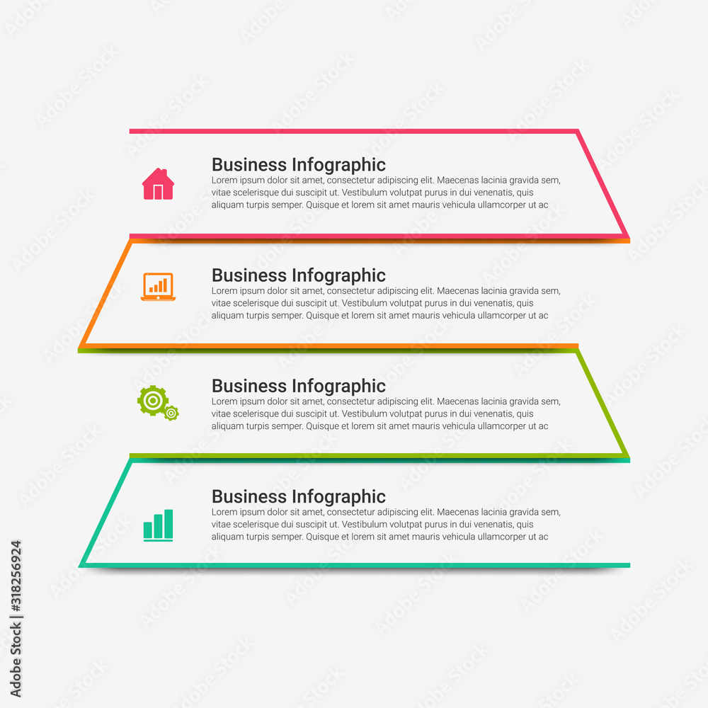 Thin line minimal Infographic design template with icons and options or steps. Can be used for process diagram, presentations, workflow layout, banner, flow chart, info graph. Thin line minimal Infographic design template with icons and options or steps. Can be used for process diagram, presentations, workflow layout, banner, flow chart, info graph.