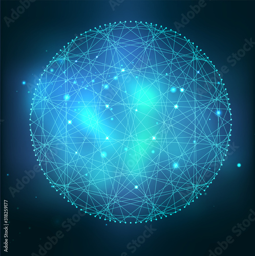Mystical sacred geometry vector symbol. Spirituality, harmony concept © WhataWin