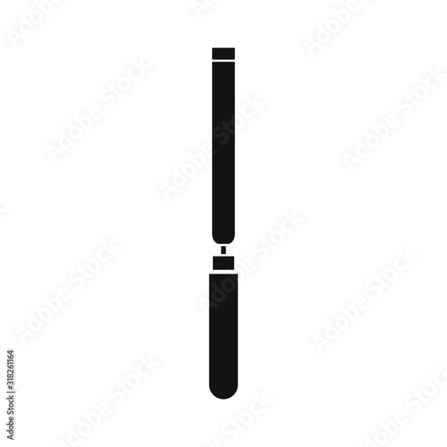vector icon, chisel tool for wood