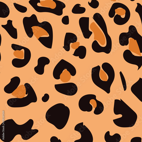 cheetah animal print background vector illustration.cheetah skin backdrop. animal printed design