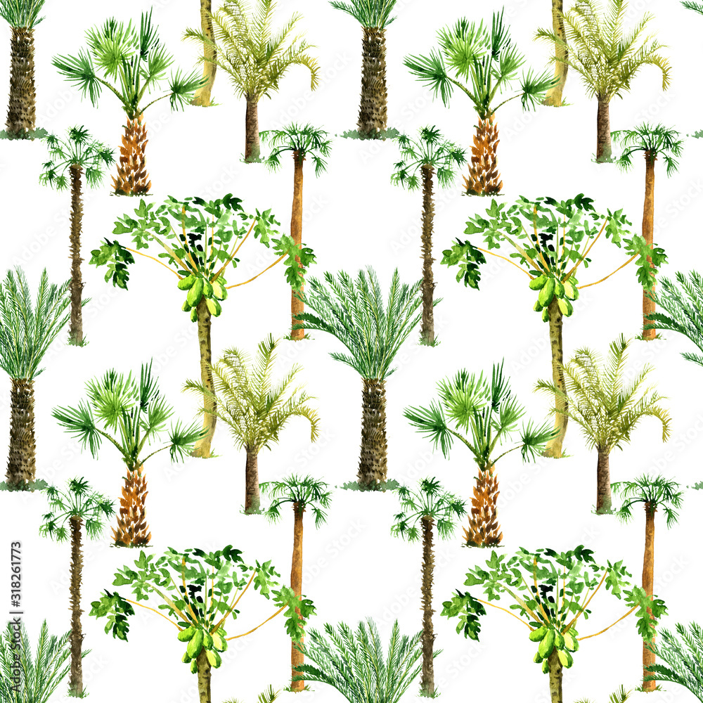 seamless pattern with palm trees seamless pattern with palm trees
