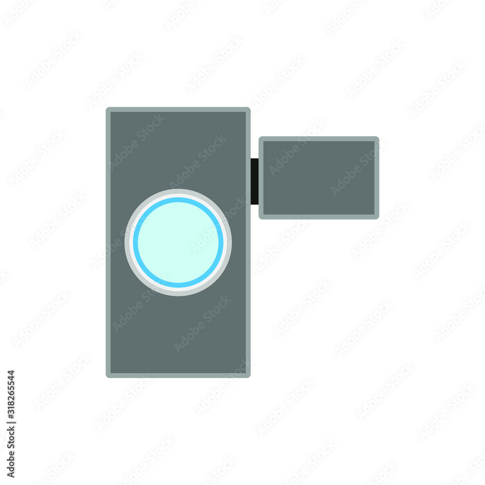 vector icon, old camcorder shape vector icon, old camcorder shape