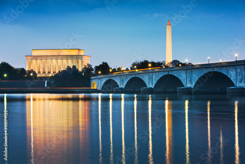 Washington DC, USA Skyline on the River