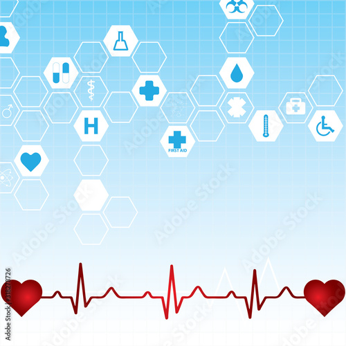Abstract medical background.