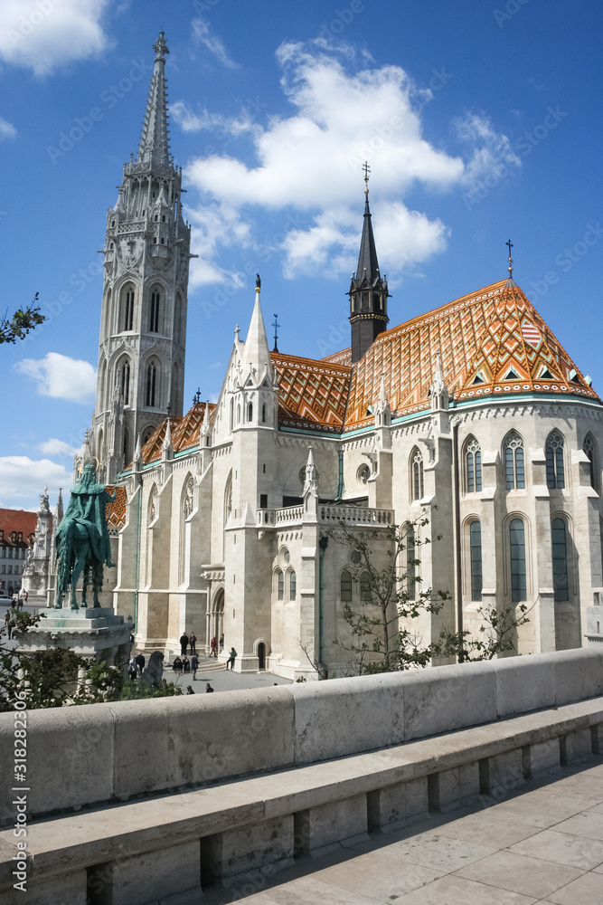 Matthias Church (hungarian: Mátyás templom) in Budapest, Hungary