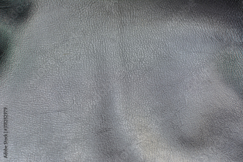 leather background natural animal skin with texture. black