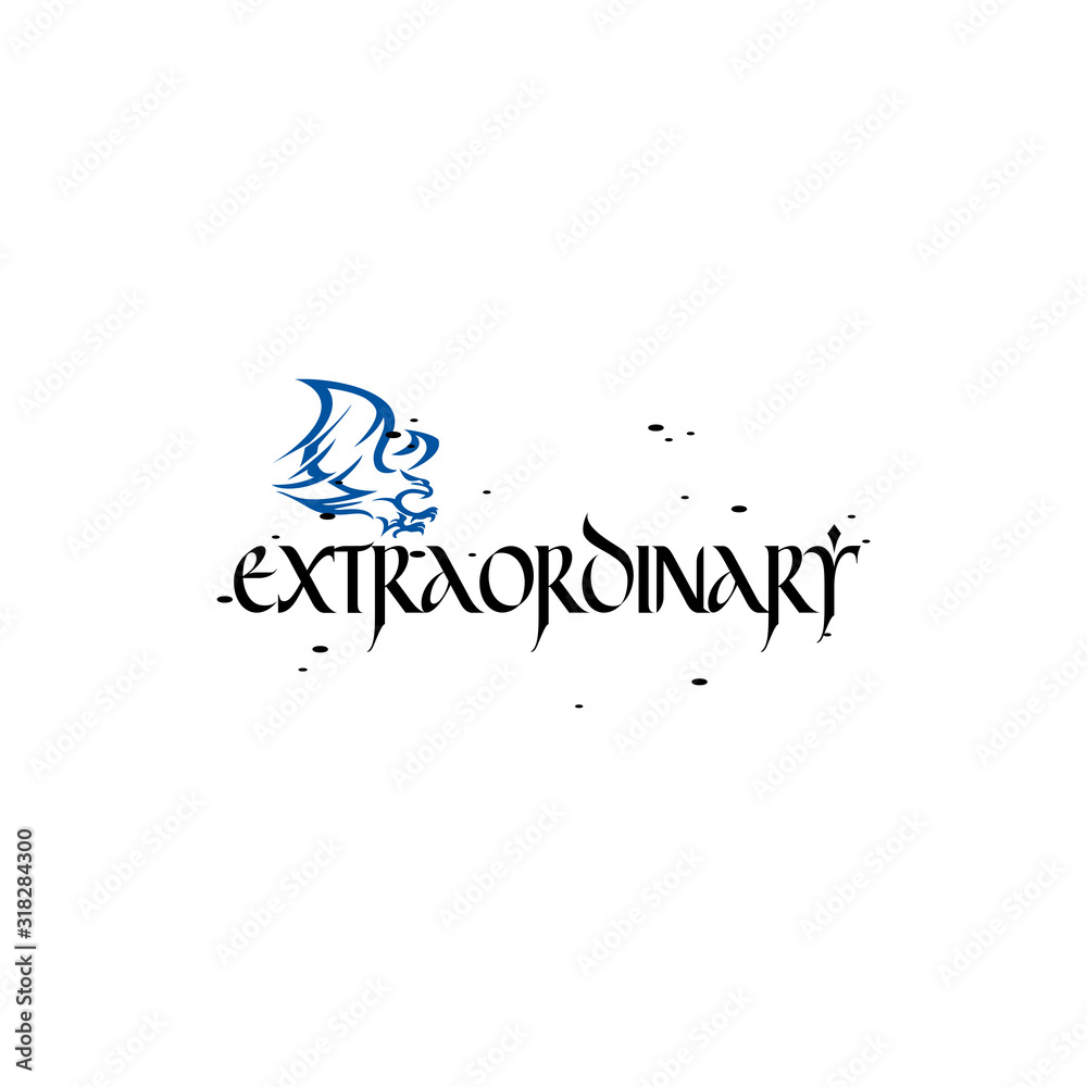 extraordinary lettering label design template extraordinary lettering label design template