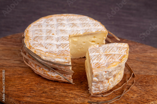 French cow's milk cheese called livarot photo