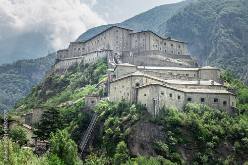 Quadro su tela Forte di Bard, Valle D'Aosta