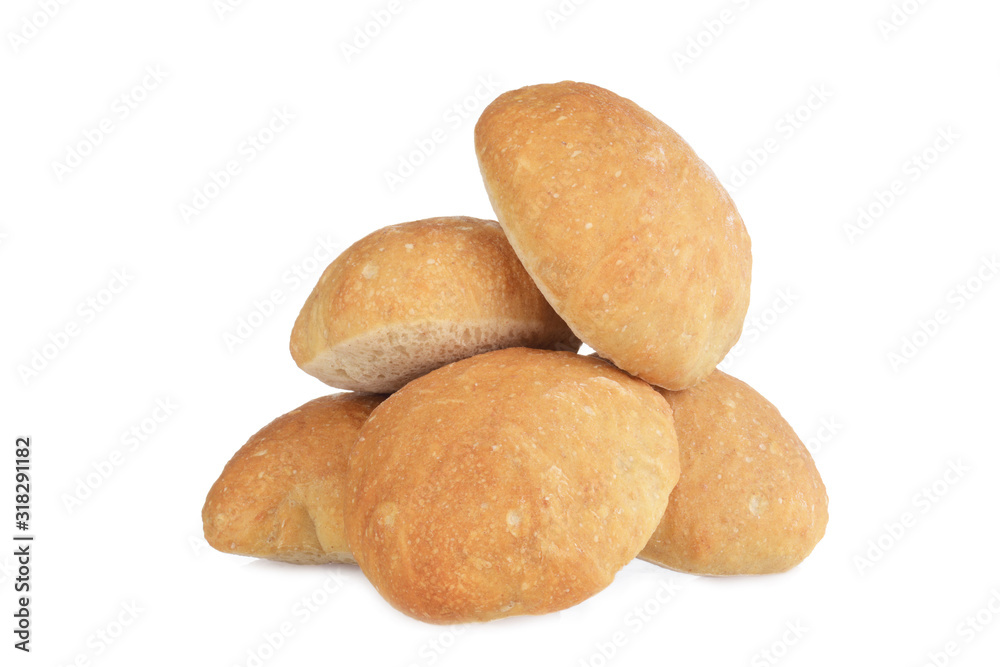 pile of ciabatta bread rolls