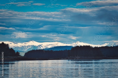 lake in mountains of Alaska