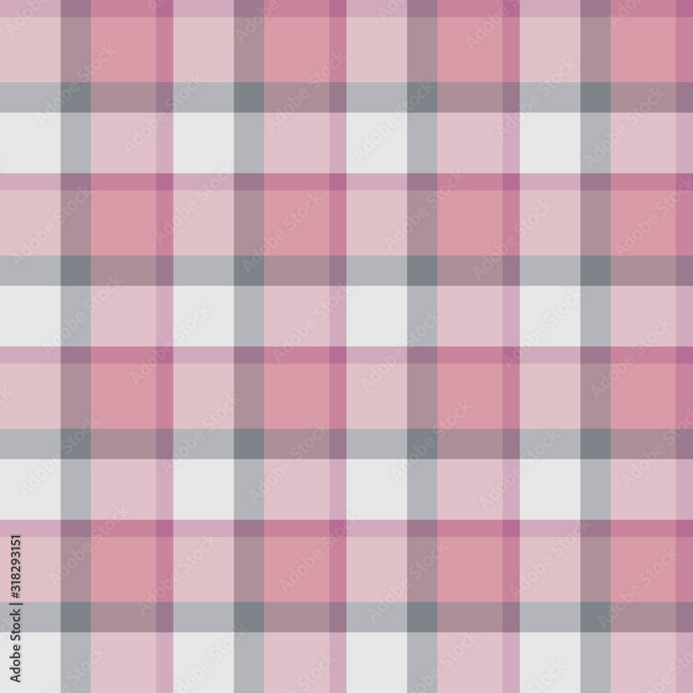 Seamless pattern in discreet grey and light and dark pink colors for plaid, fabric, textile, clothes, tablecloth and other things. Vector image. Seamless pattern in discreet grey and light and dark pink colors for plaid, fabric, textile, clothes, tablecloth and other things. Vector image.