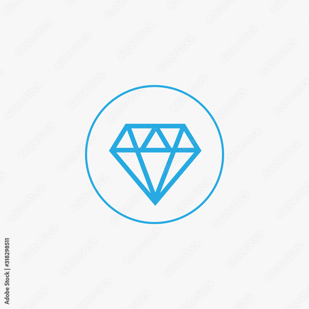Diamond vector icons set. Brilliant vector icon Diamond vector icons set. Brilliant vector icon